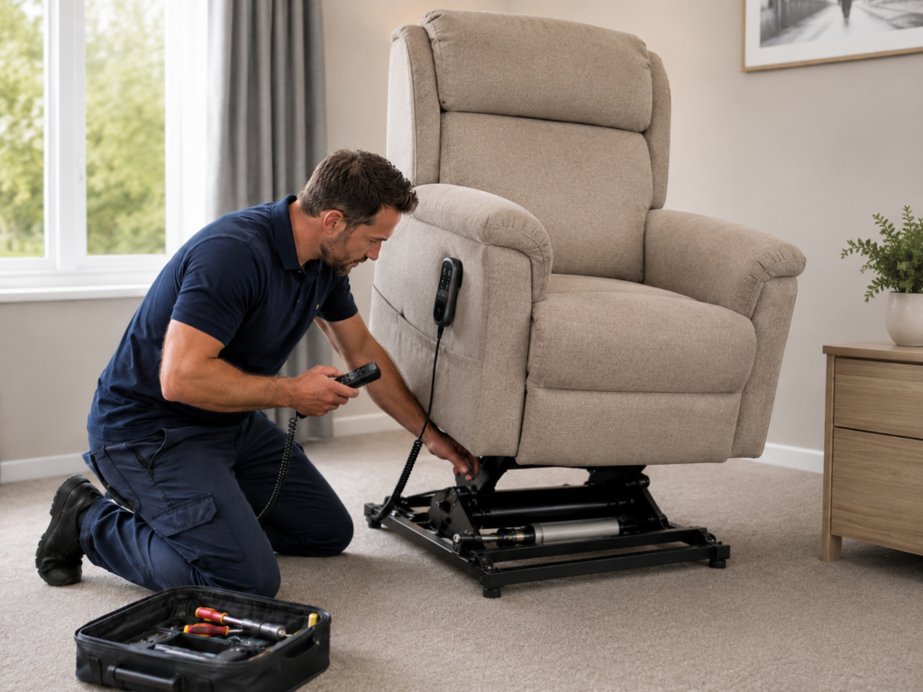 Rise Recliner Chair Repairs by Adjustable Bed Repairs